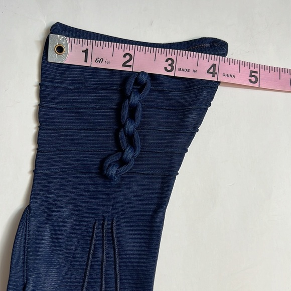 Vintage Picnit By Van Raalte Ladies Navy Day Gloves Size 6 - Picture 6 of 8